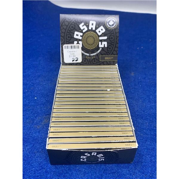 Casabis Gold Rolling Paper 22 Count