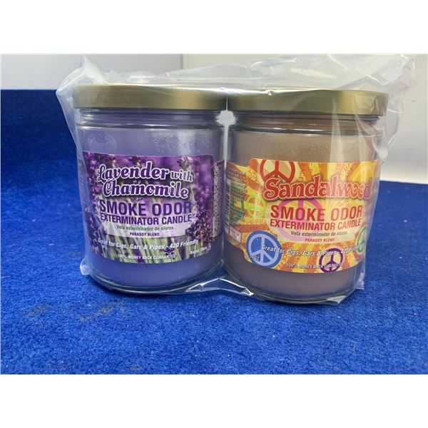 Lot of 2 Smoke odor exterminator candles