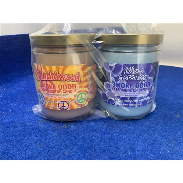 Lot of 2 Smoke odor exterminator candles