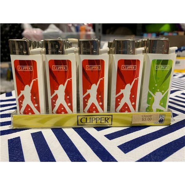 Lot of 24 clipper lighters