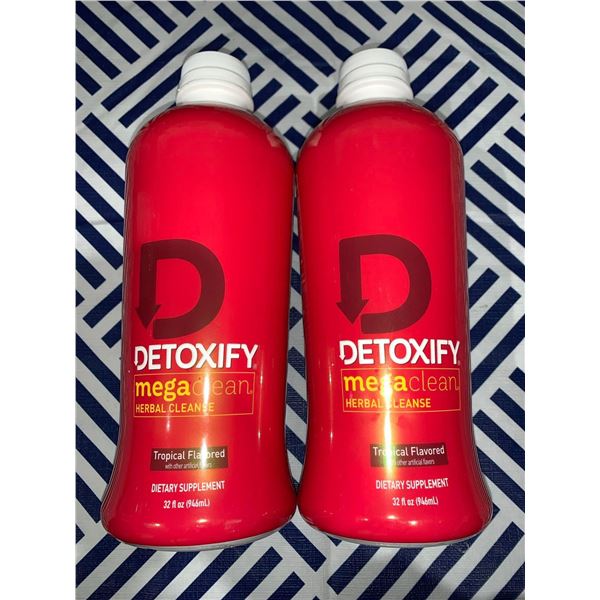 detoxify mega clean herbal cleanse 2 x 946ml