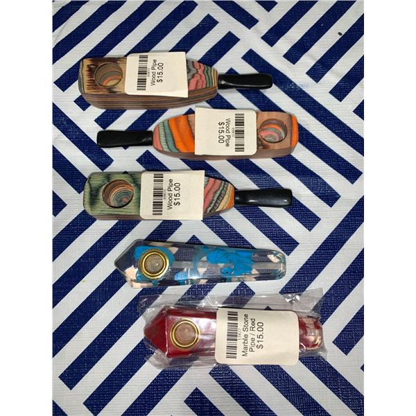 Lot of 5 mixed pipes