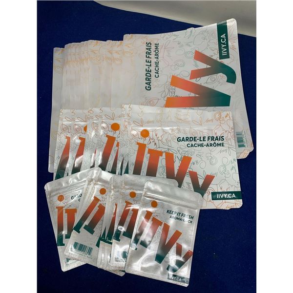 Assorted lot of aroma lock zip up bags