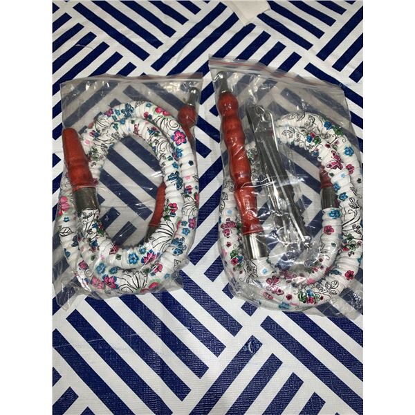 Lot of 2 hookah hoses