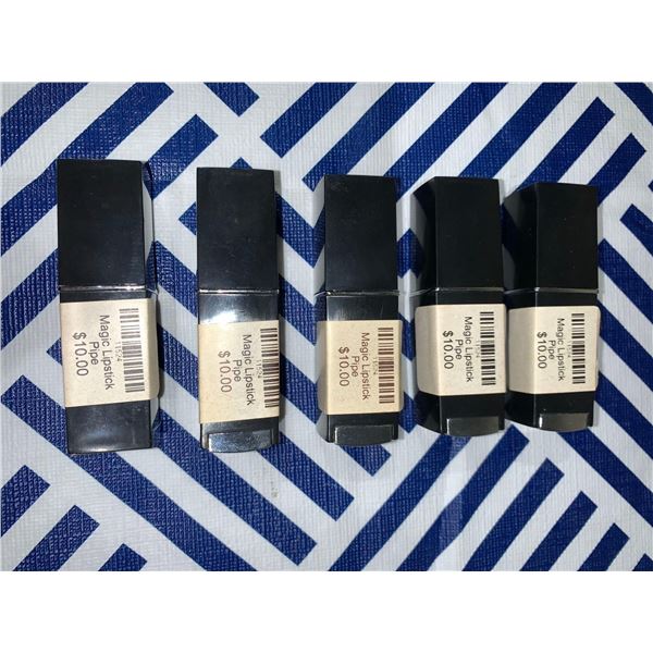 Lot of 5 magic lipstick pipes