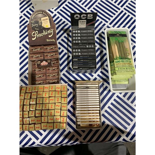 mixed lot of 5 diffrent rolling papers