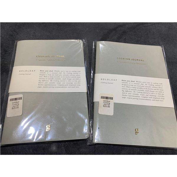 Lot of 2 patient cooking journals