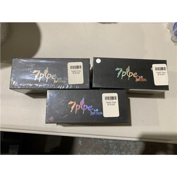 Lot of 3 new twisty pipes