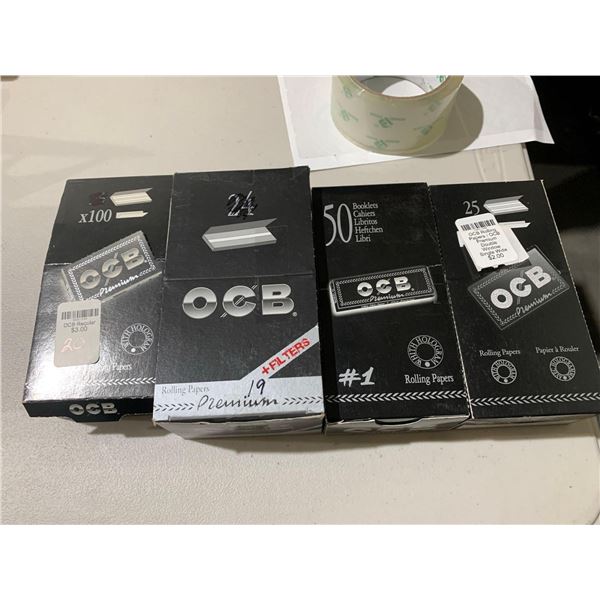 Mixed lot of OCB rolling papers