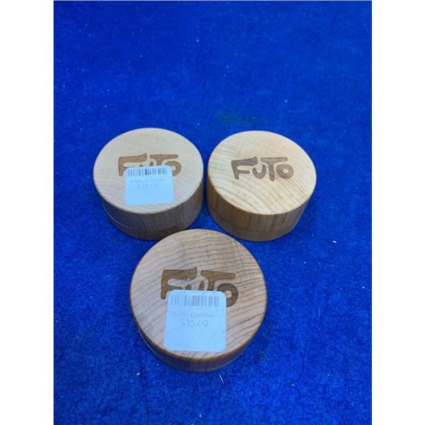 Lot of 3 futo herb grinders