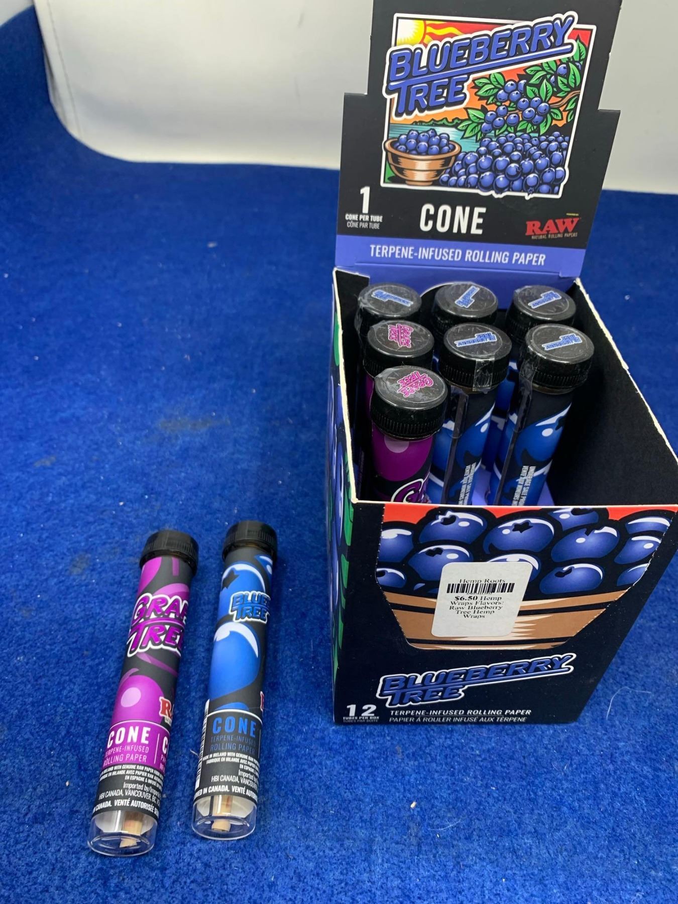 Blueberry tree terpene infused rolling paper