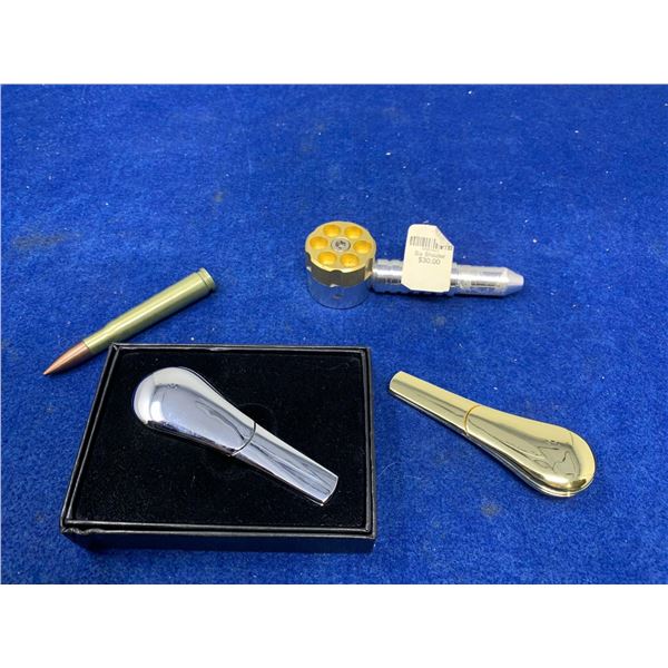 lot of 4 metal pipes