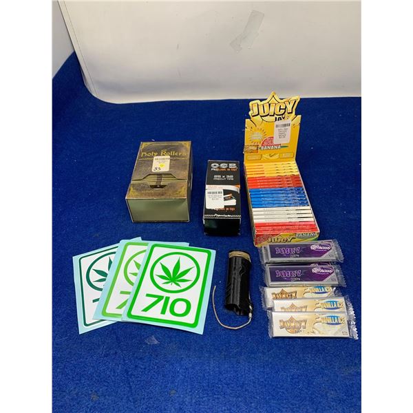 Mixed lot of smoking accessories