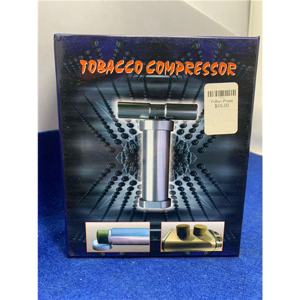 Pollen press tobacco compressor