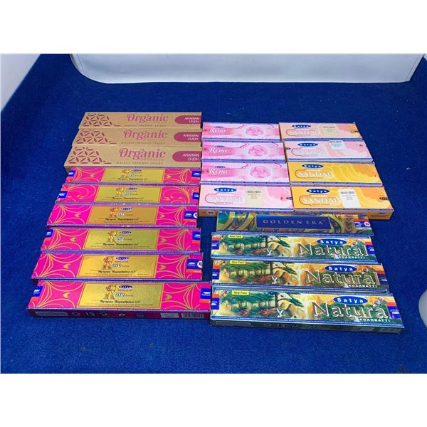 Lot of 21 incense boxes