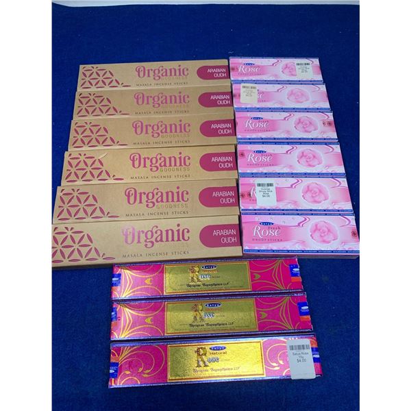 Lot of 15 boxes of incense