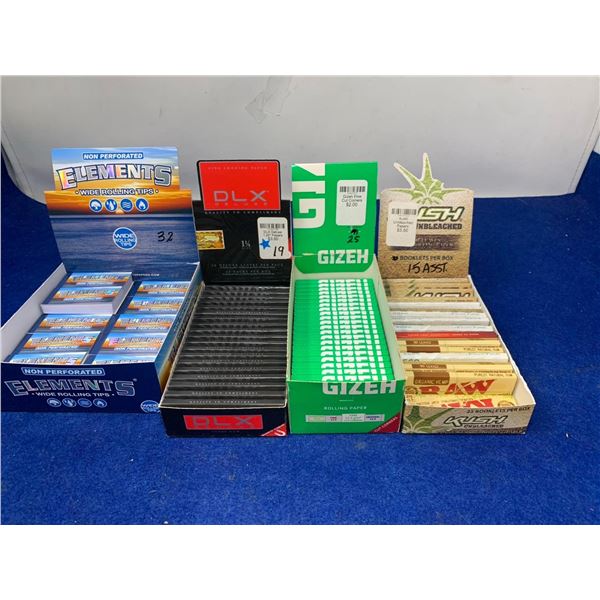 Mixed lot of rolling papers