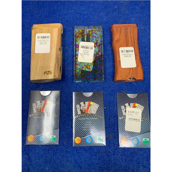 Lot of 3 dugouts and grinder card packs