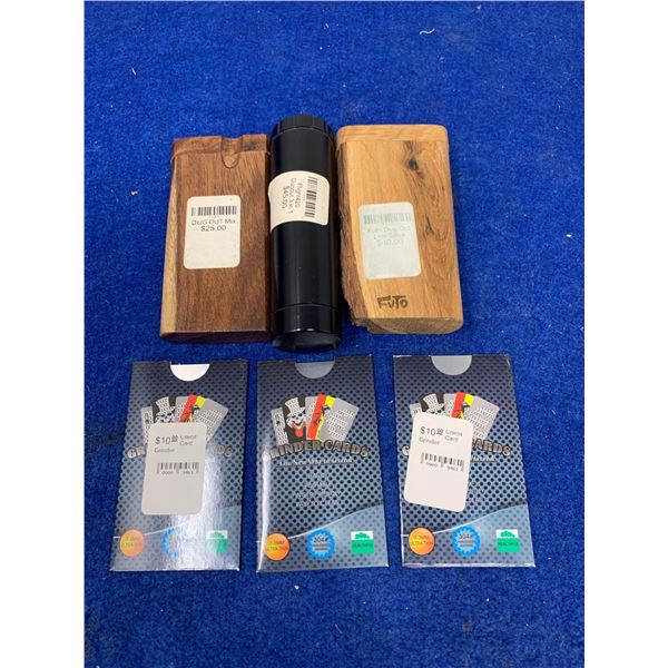 Lot of 3 dugouts and grinder card packs