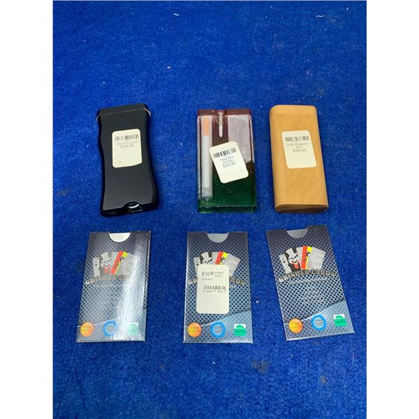 Lot of 3 dugouts and grinder card packs