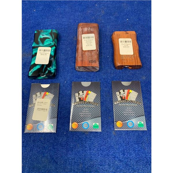 Lot of 3 dugouts and grinder card packs