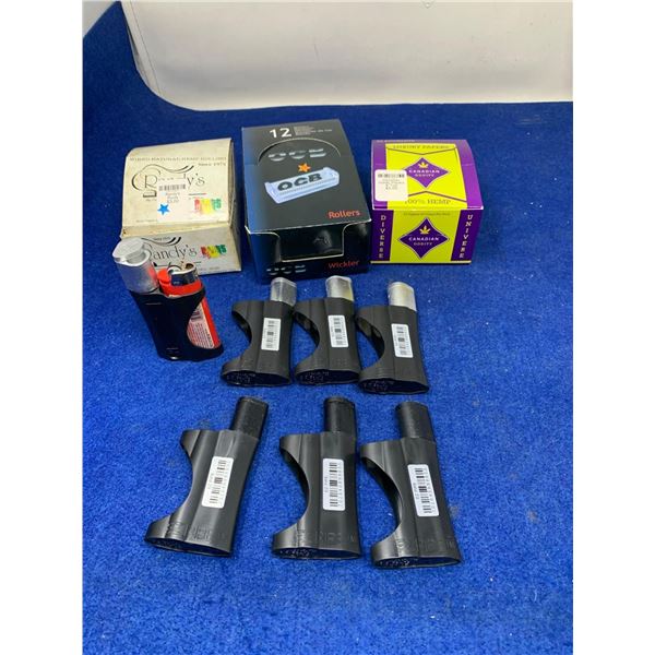 Mixed lot of smoking accessories