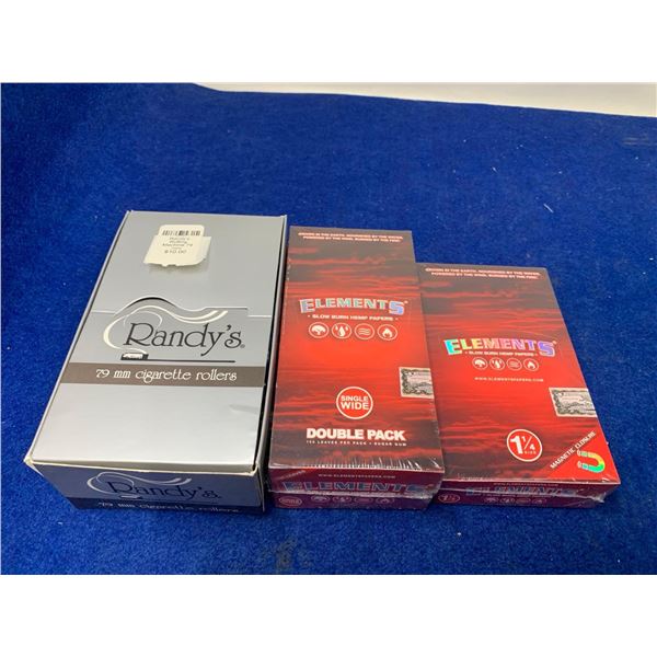 Lot of cigarette rollers and rolling papers