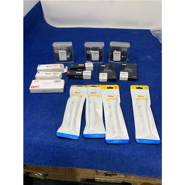 Mixed lot of vape accessories