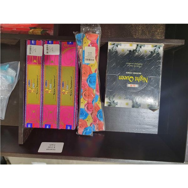 Mixed lot of incense cones