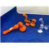 Image 1 : Mixed lot of glass smoking rigs