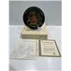 Image 1 : Russian Collectors Plate with Original Box and All Paperwork- "The Princess and the Seven Bogatyrs"