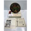Image 1 : Russian Collectors Plate with Original Box and All Paperwork - "Awaiting the Firebird"