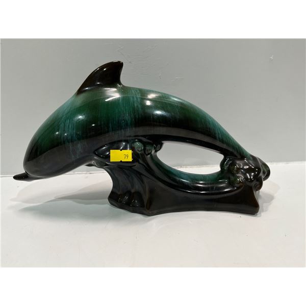 Blue Mountain Pottery Dolphin 7H 12L