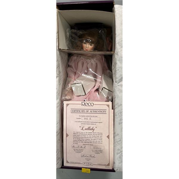 1991 Sandra Kuck's Precious Memories of Motherhood Collection "Lullaby" NEW in Box