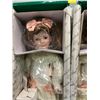 Image 2 : Ashton Drake Galleries Pair of Porcelain Dolls "Little Girl with A Curl" & " Good LGwaC" New in Box