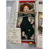 Image 2 : Pair of Porcelain Dolls 16H "Molly" and "Mary Mary"  New in Box