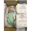 Image 2 : Ashton Drake Galleries Three Handcrafted Porcelain Dolls  NEW in Box