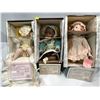 Image 1 : Yolanda's Picture Perfect Babies Porcelain Dolls 14H "Lisa "Danielle" and "Emily" Original boxes