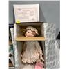 Image 4 : Yolanda's Picture Perfect Babies Porcelain Dolls 14H "Lisa "Danielle" and "Emily" Original boxes