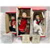 Image 1 : Ashton Drake Galleries Three Porcelain Dolls "Chen" Miki" and "Natasha" NEW in Box