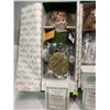 Image 2 : Ashton Drake Galleries Three Handcrafted Porcelain Dolls Mother Goose Collection NEW in Box