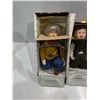 Image 2 : Ashton Drake Galleries Three Handcrafted Porcelain Dolls Born to be Famous Collection NEW in Box