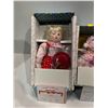 Image 2 : Ashton Drake Galleries Three Porcelain Dolls Clowns "Bubbles", Smooch" and "Sparkles"  NEW in Box