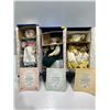 Image 1 : Ashton Drake Galleries Three Porcelain Dolls Mother Goose Collection NEW in Box