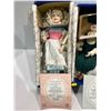 Image 2 : Ashton Drake Galleries Three Porcelain Dolls Mother Goose Collection NEW in Box