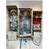 Image 1 : Ashton Drake Galleries Three Handcrafted Porcelain Dolls Storybook Characters NEW in Box