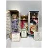 Image 1 : Ashton Drake Galleries Three Handcrafted Porcelain Dolls  NEW in Box
