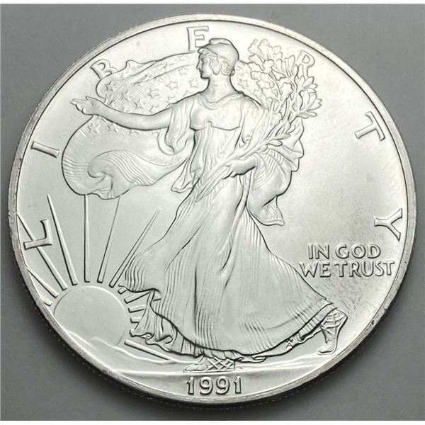 1991 American Silver Eagle
