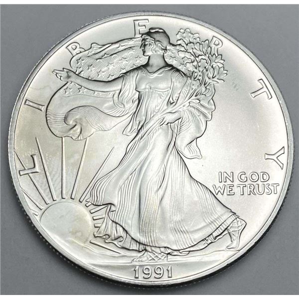 1991 American Silver Eagle