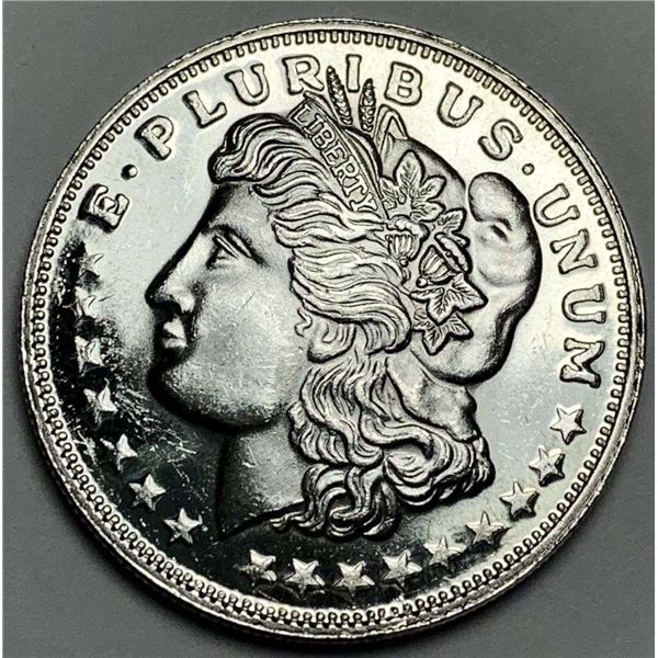 Morgan Design Proof 1 ozt .999 Silver Trade Unit